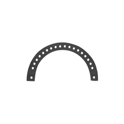 Half Ring Carbon Fibre