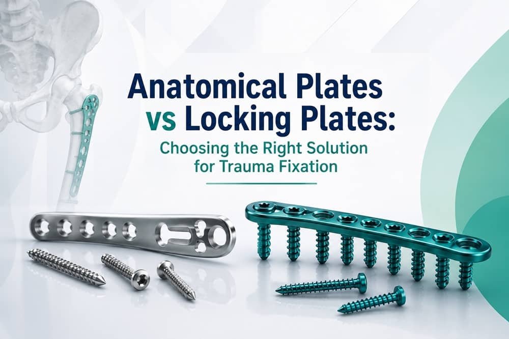 Read more about the article Anatomical Plates vs. Locking Plates: Choosing the Right Solution for Trauma Fixation