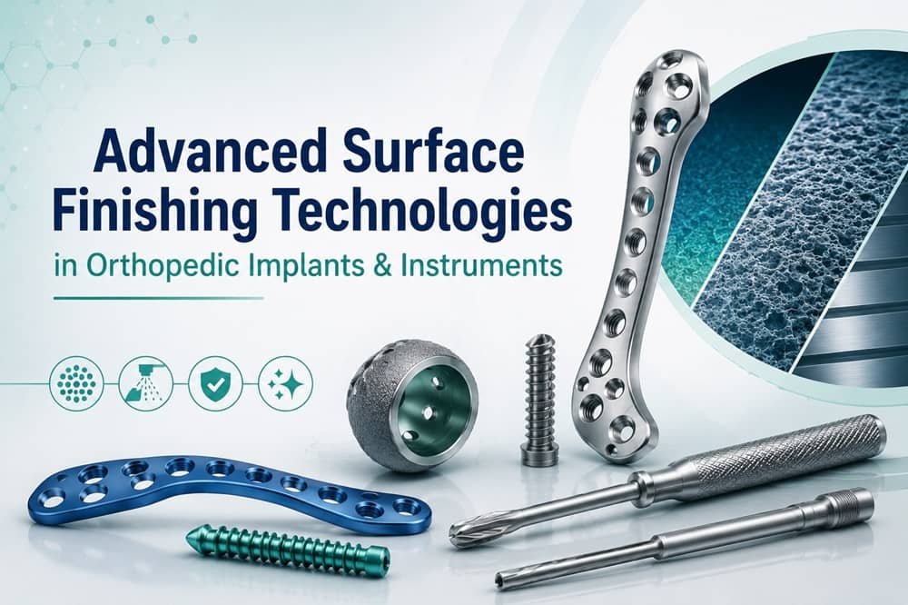 Read more about the article Advanced Surface Finishing Technologies in Orthopedic Implants & Instruments